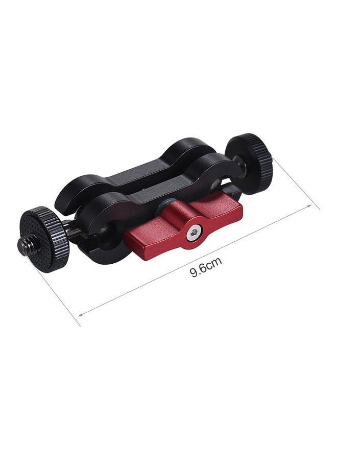 Generic Articulating Arm With Double Ballhead Black/Red/Silver  - Image 5