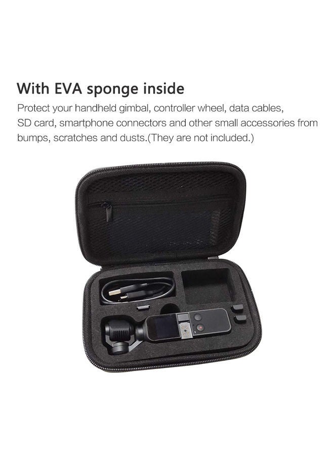 Portable Mini Protective Travel Carrying Case Black  - Image 5