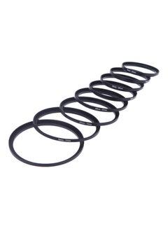Generic 8-Piece Step Up Ring Set Black  - Image 1