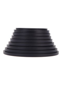Generic 8-Piece Step Up Ring Set Black  - Image 2