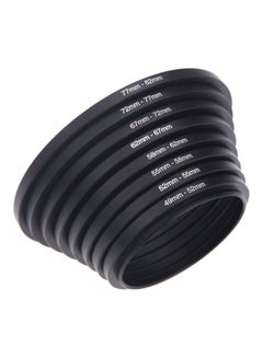 Generic 8-Piece Step Up Ring Set Black  - Image 3