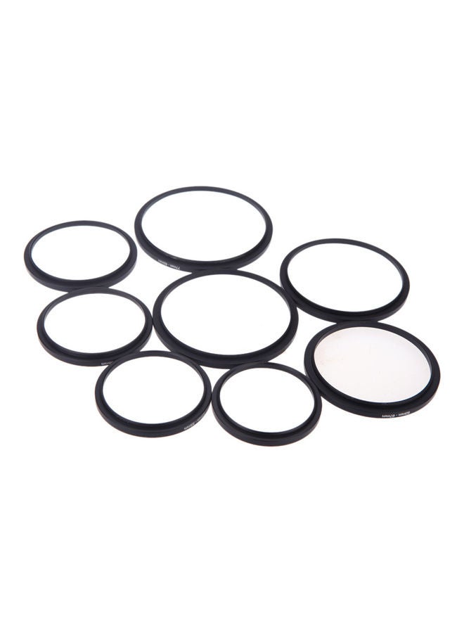 Generic 8-Piece Step Up Ring Set Black  - Image 5