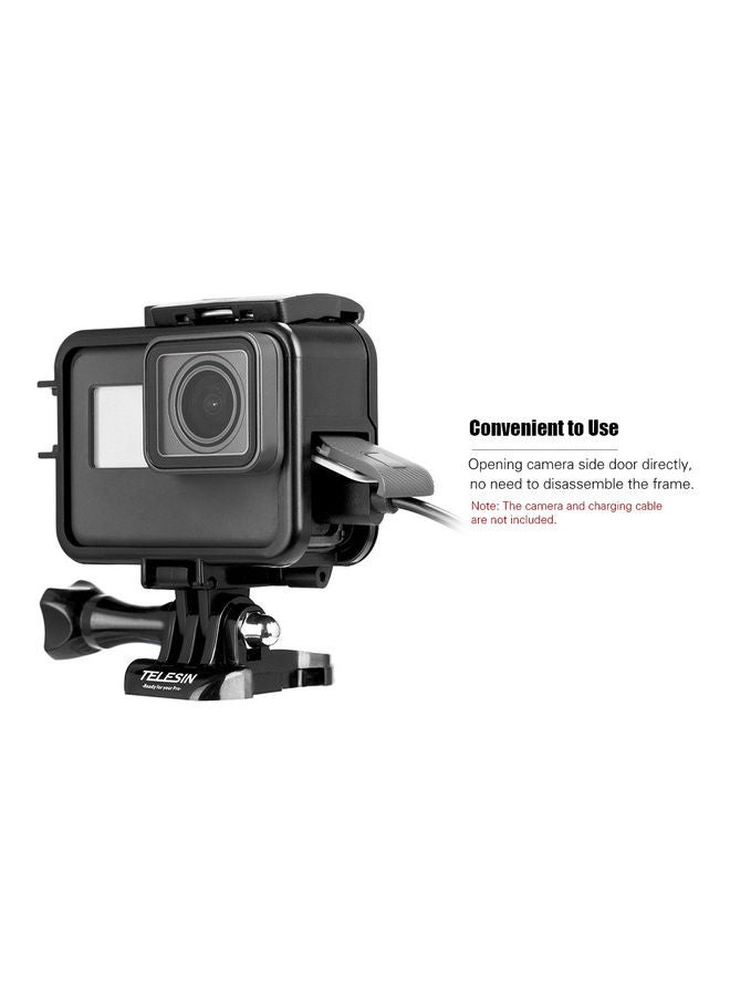 TELESIN - Protective Frame Mount Border Housing Case For GoPro Hero 7 Multicolour - Image 1