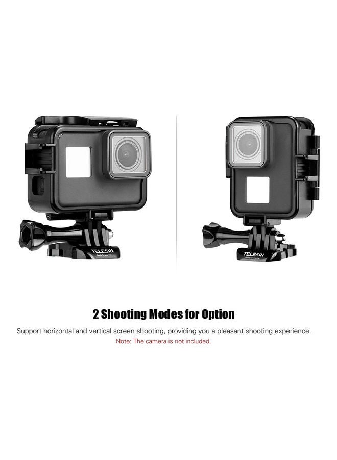 TELESIN - Protective Frame Mount Border Housing Case For GoPro Hero 7 Multicolour - Image 1
