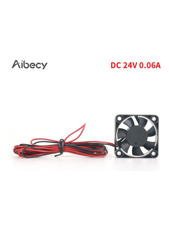 Aibecy Brushless Cooling Fan With Sleeve Bearing Black/Red  - Image 3