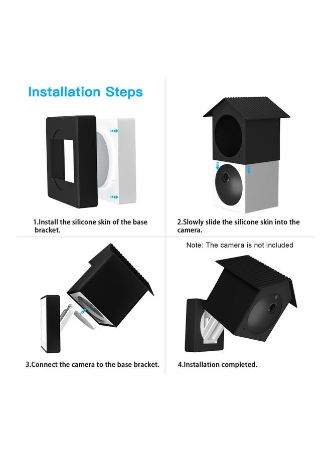 Protective Surveillance Camera Silicone Cover Black  - Image 4