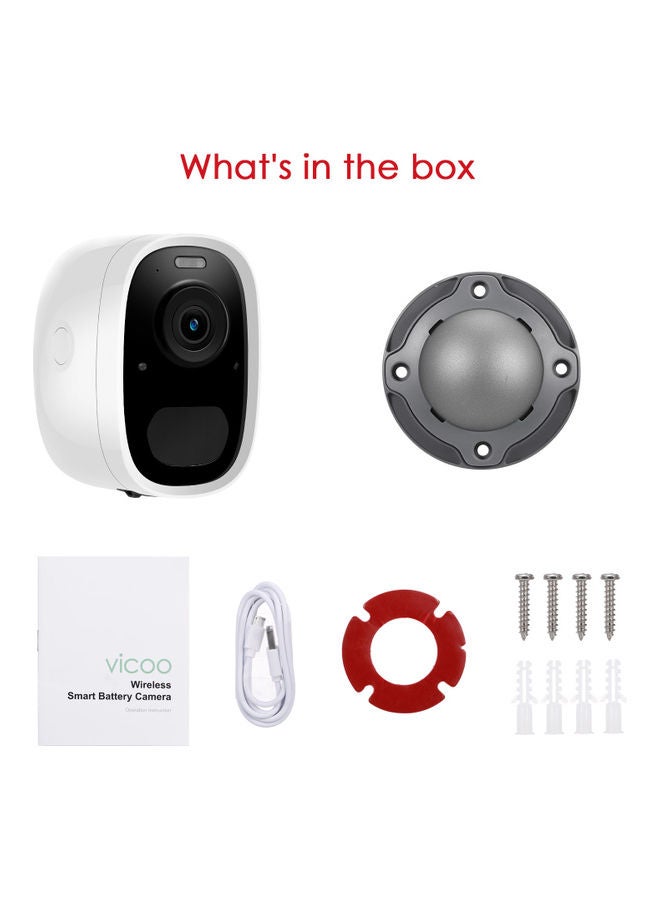 Wireless Rechargeable Security Camera
