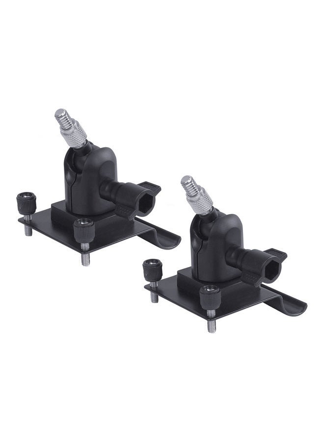 2-Piece Wall Bracket For Surveillance Camera Black  - Image 1