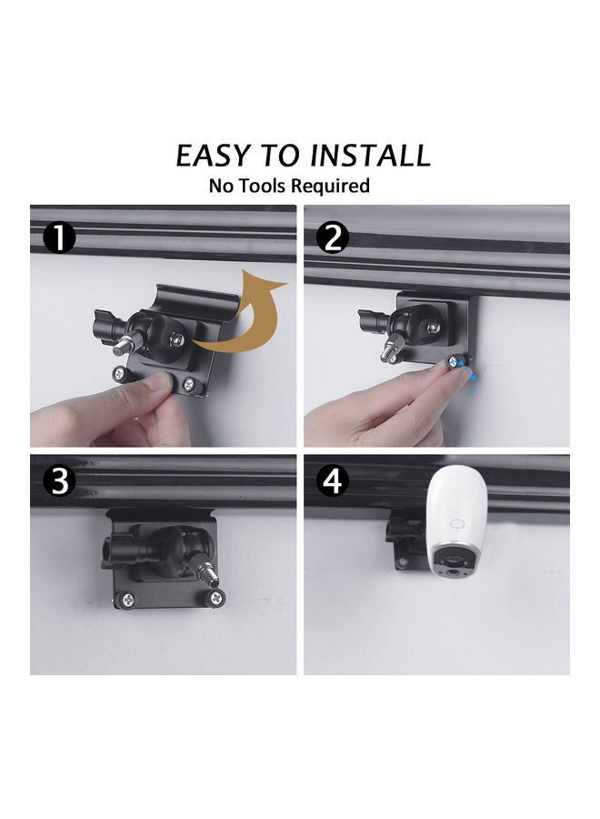 Wall Bracket For Surveillance Camera Black  - Image 3