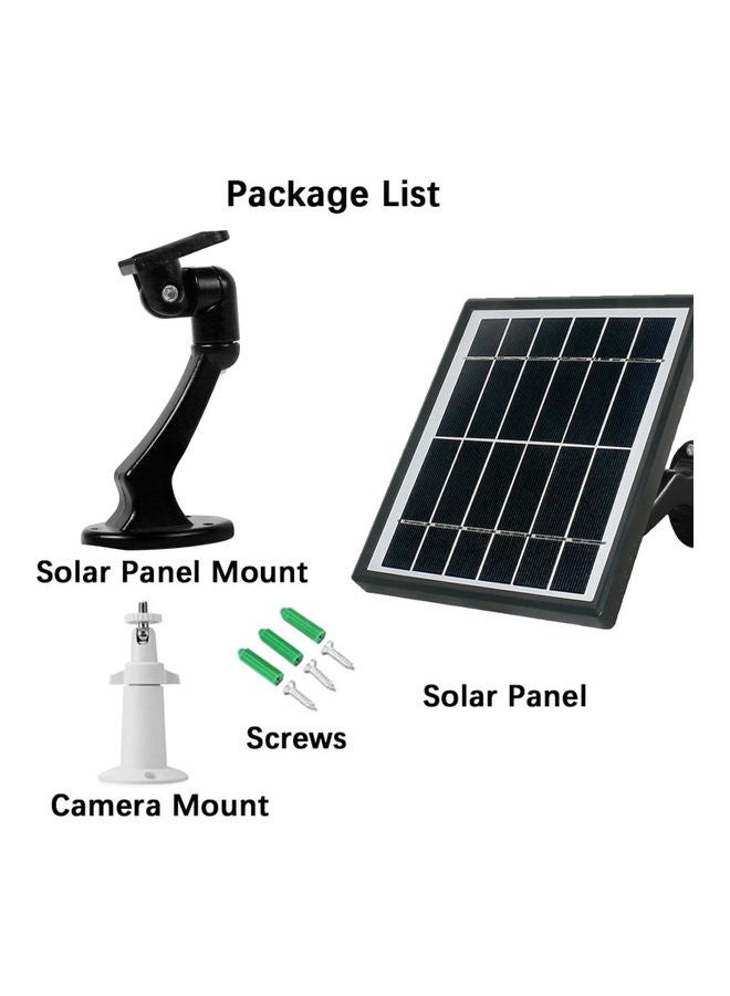 Solar Panel Power For IP Camera Black  - Image 2