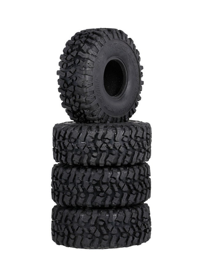 4-Piece Rubber Tire Set - Image 1