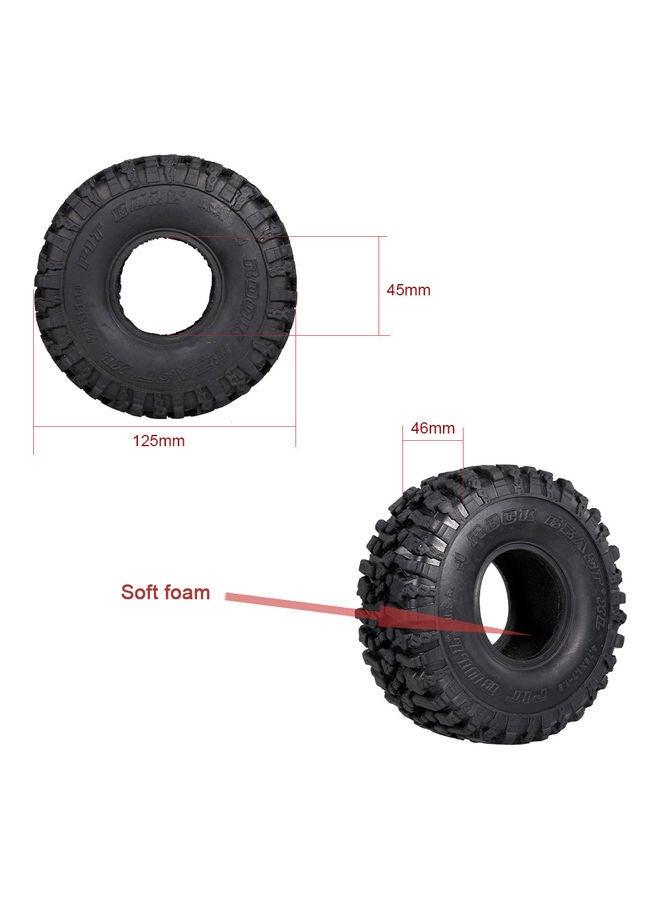 4-Piece Rubber Tire Set - Image 5