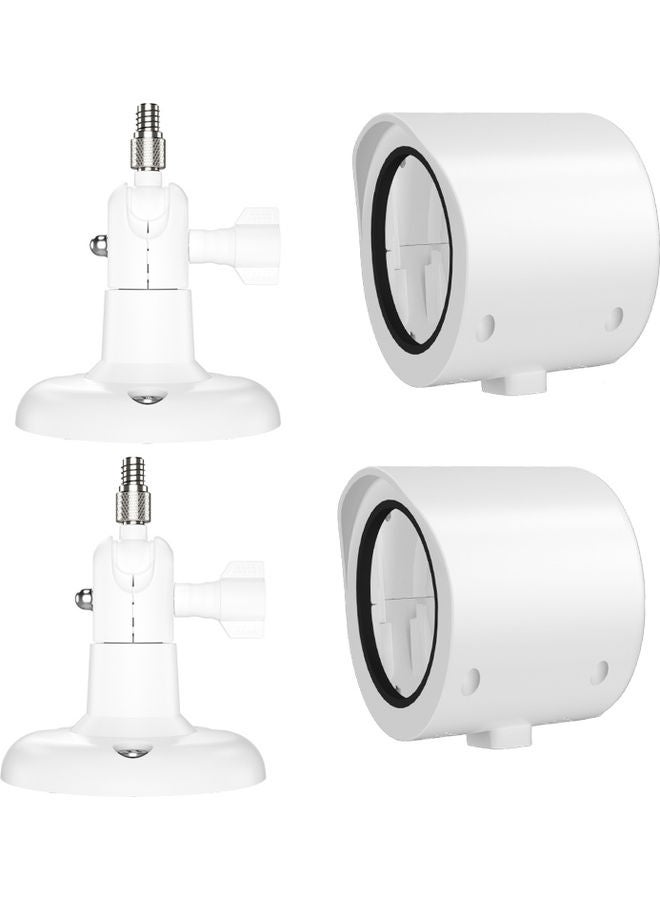 2-Piece Outdoor Wall Bracket White  - Image 1