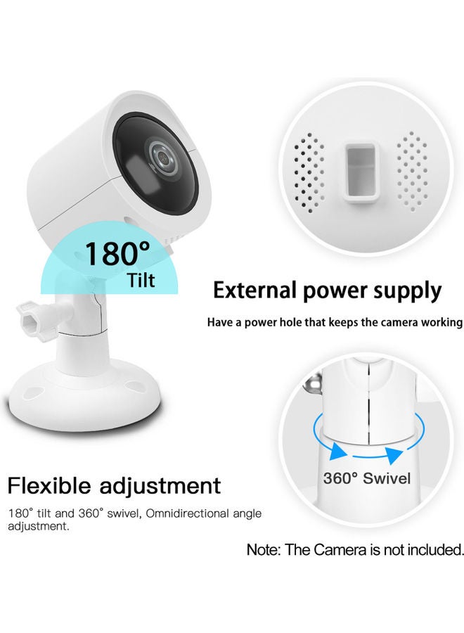 2-Piece Outdoor Wall Bracket White  - Image 2