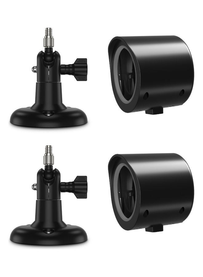 2-Piece Outdoor Wall Bracket Black  - Image 1