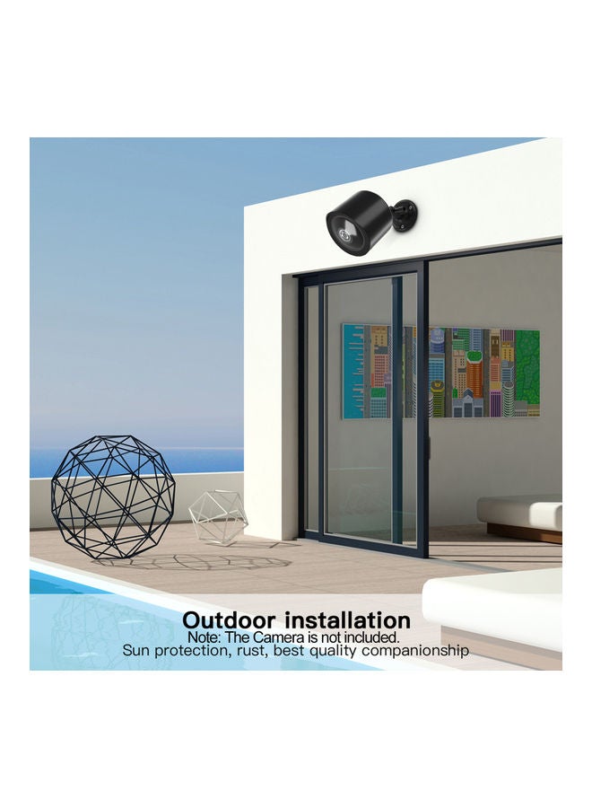 2-Piece Outdoor Wall Bracket Black  - Image 3