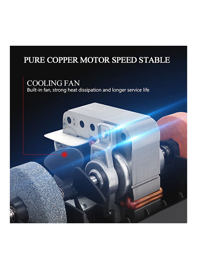 Professional Electric Grinder Machine With Brush Black/Grey - Image 4