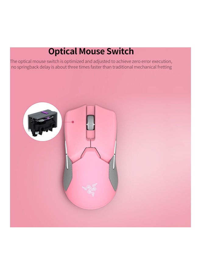 RAZER Viper Ultimate Wireless Mouse With Charging Base Pink/Grey - Image 3