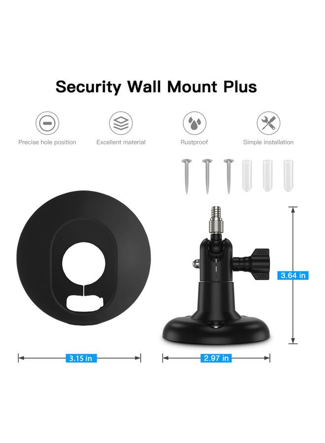 Protective Silicone Cover Set For IP Camera Black  - Image 3