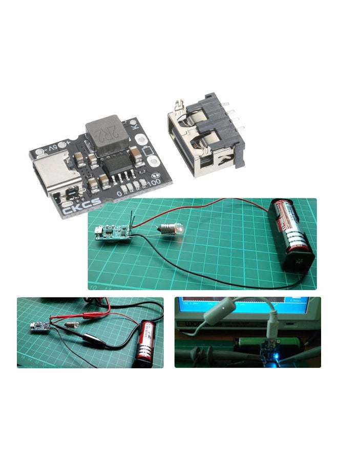 Generic - 5V 2A Lithium Battery Type-C Charging Module Board LL2120702369-A Black - Image 1