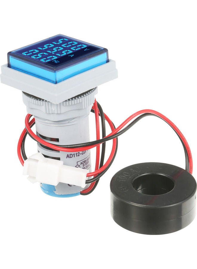 LED Digital Voltammeter Cymometer White/Blue/Black - Image 1