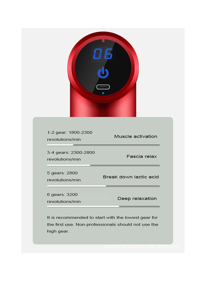 Arabest Massage Fascia Gun With 4 Heads - Image 3