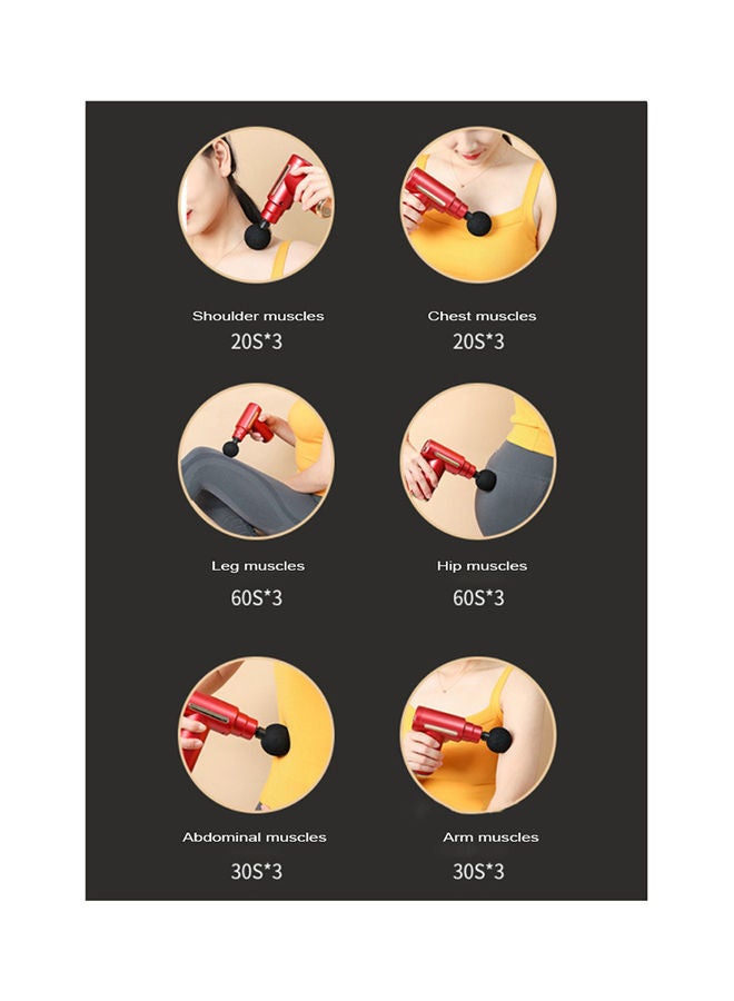 Arabest Massage Fascia Gun With 4 Heads - Image 5