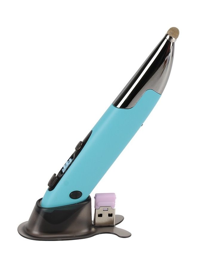 Generic - Three Mode Wireless Optical Pen Mouse Blue - Image 1