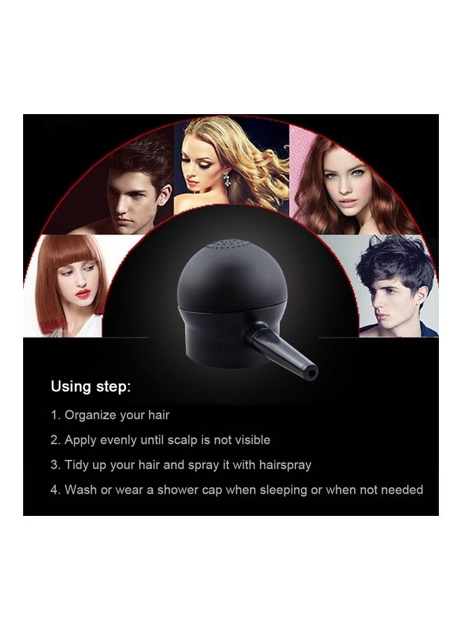 Hair Building Fibers Spray Black 11x6x6cm - Image 2