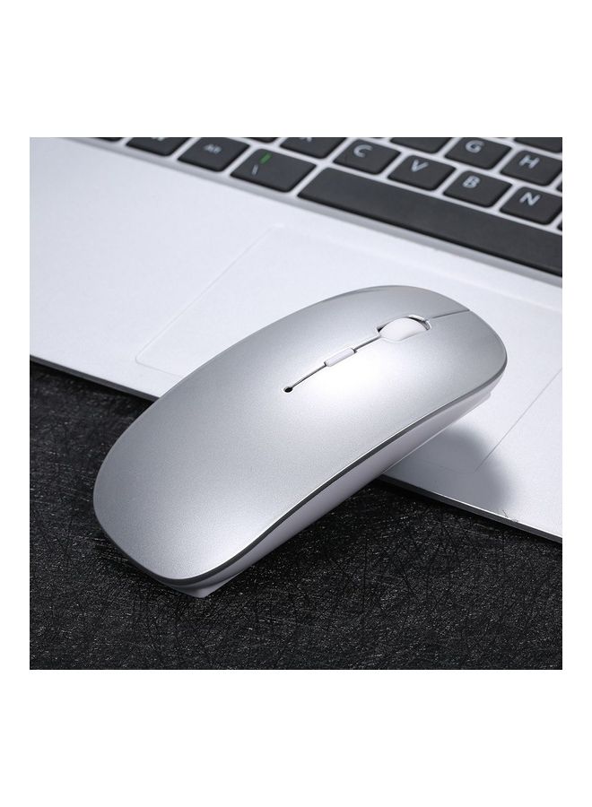 Wireless Mouse Portable Mouse Silver - Image 5