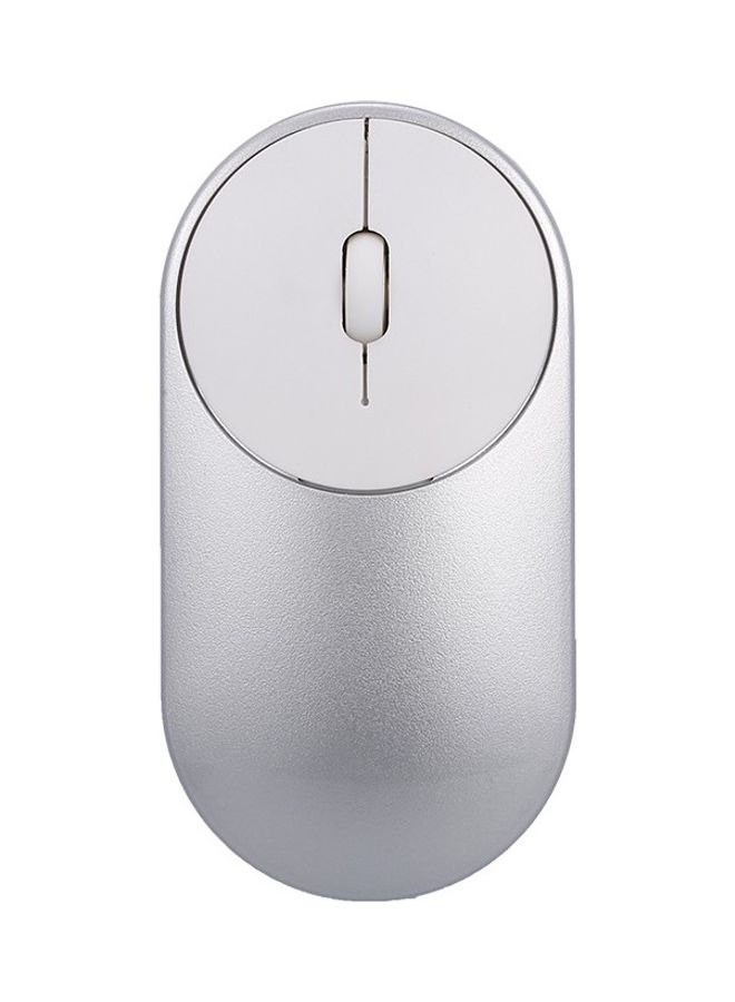 ماوس لاسلكي محمول بتصميم رفيع بتردد 2.4 جيجاهرتز فضي - Image 1
