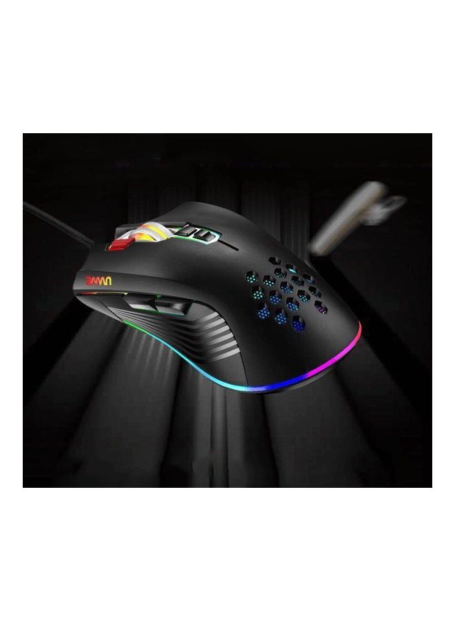 Mouse with USB Charging Port Black - Image 5