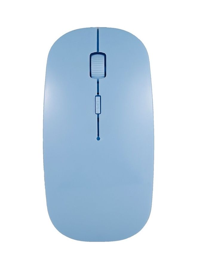 ماوس ضوئي لاسلكي محمول أزرق - Image 4