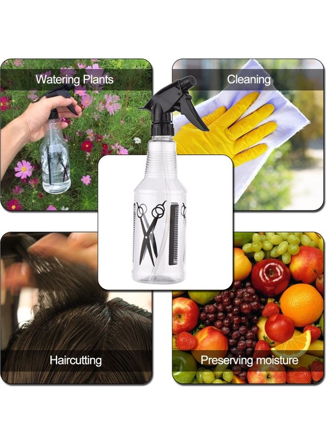 زجاجة بخاخ لتصفيف الشعر . أسود/ أبيض 390ملليلتر - Image 5