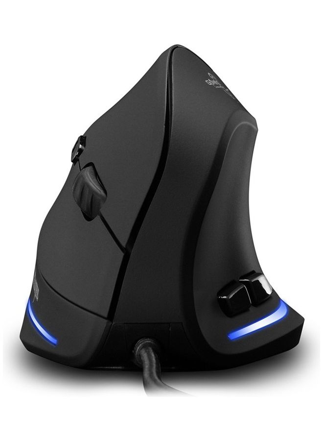 Wired Vertical Gaming Mouse Black - Image 2