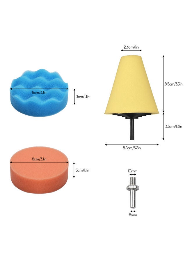 Generic Polishing Pad Set Multicolour  - Image 2