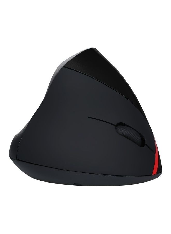 Wired Optical Vertical Mouse Black - Image 2