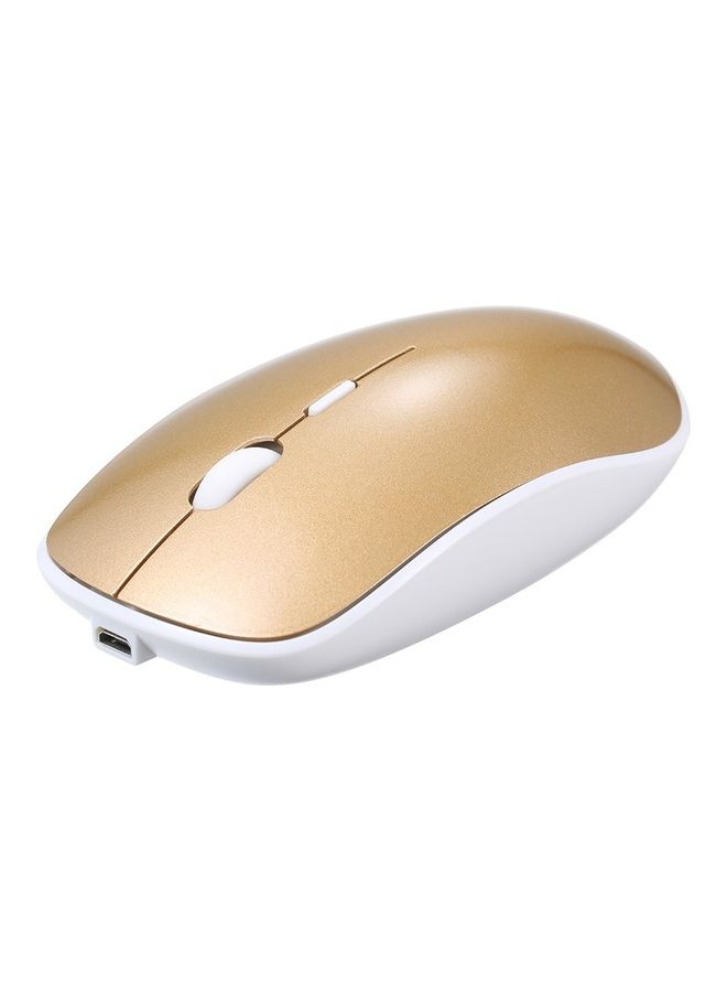 2.4G Wireless Optical Chargeable Mouse Gold - Image 3