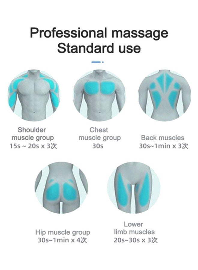 عربست مسدس تدليك فاسيا مع 4 رؤوس - Image 4