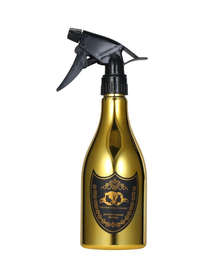 Generic 550ml Hairdressing Spray Bottle Gold 25x8x8cm - Image 1