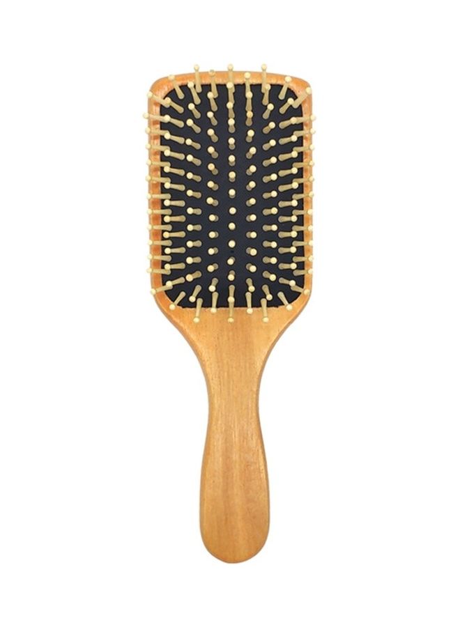 Wooden Brush Paddle Hair Brush Black 23.5x7.8x3.2cm