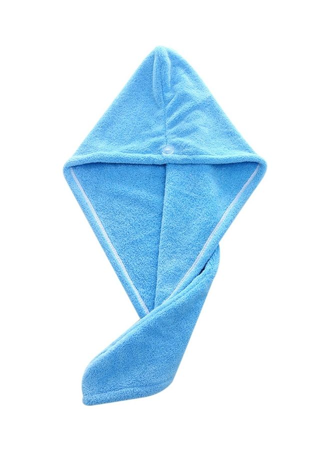 Generic Soft Shower Hair Towel For Women Blue 25x19x4cm
