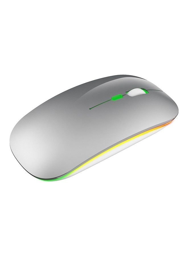 Ultra Thin Wireless Rechargeable Mouse Silver - Image 1