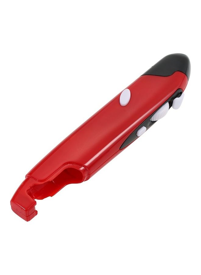 2.4G Wireless 3 Level Adjustable Optical Touch Pen Mouse Red - Image 2