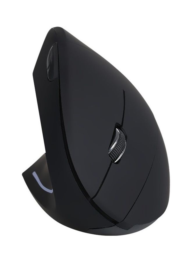 2.4G Wireless Vertical Mouse Black - Image 1