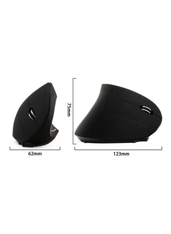 Wireless Vertical Mouse Black - Image 3