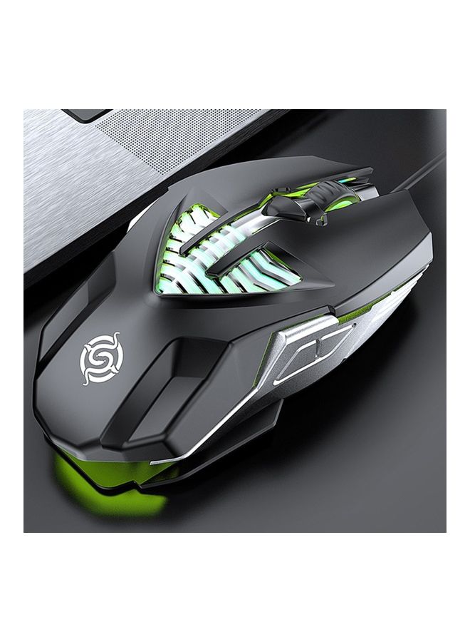 USB Charging Optical Mouse Black - Image 4