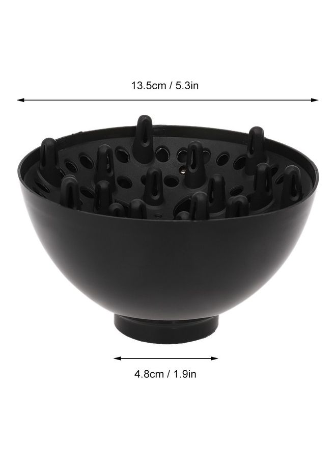 Universal Blower Hairdressing Salon Curly Hair Dryer Black 13.5x4.8cm - Image 2