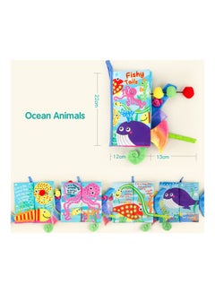 Generic Baby Tail Cloth Animals Book  - Image 3