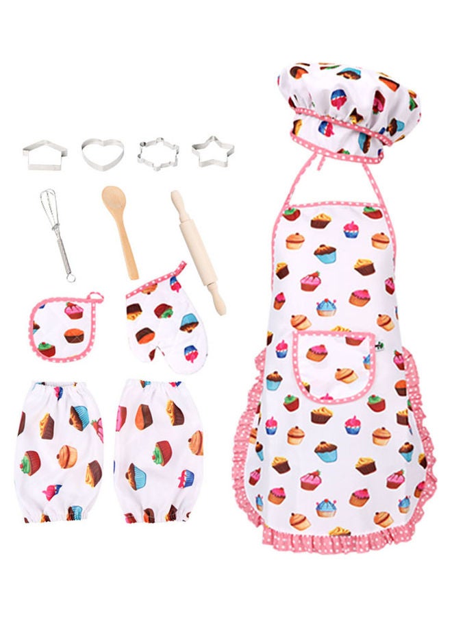 Kids Cooking And Baking Apron With Hat  - Image 1